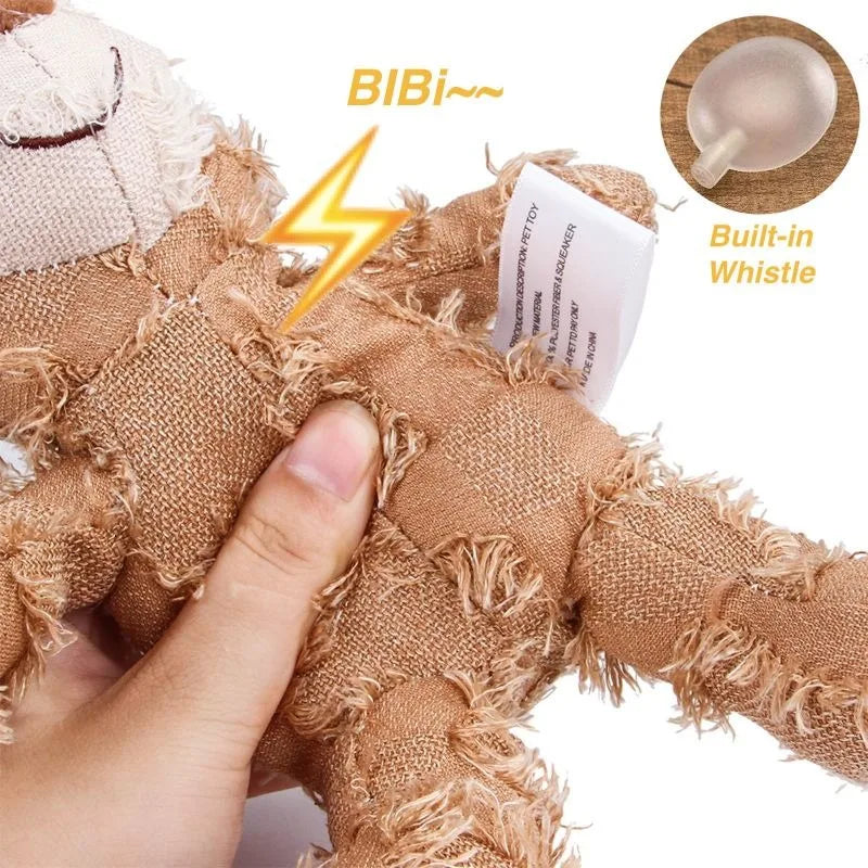 Soundmaking Plush Interactive Toy – Squeaky Fun for Your Pup!