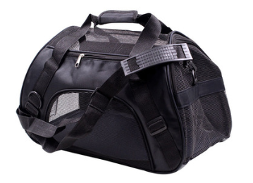 format: S, Color: Black - Pet Bag Out Carrying Bag Portable Pet Bag Cat Dog Rabbit Pet Backpack Teddy Poodle Travel Bag