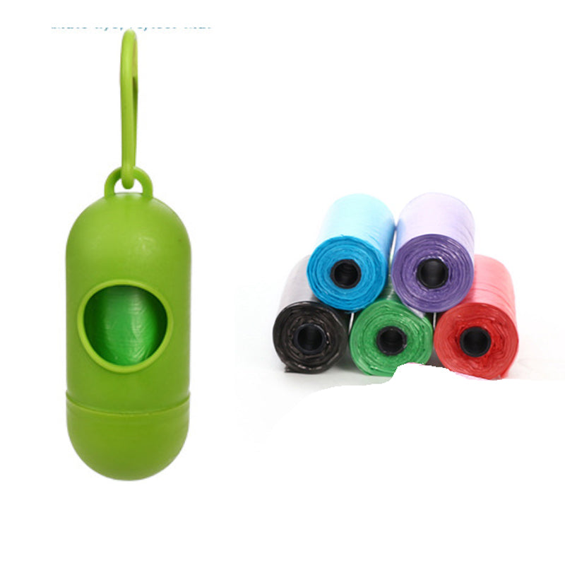 Color: Green 5pcs bag - Pet Trash Bag Dog Poop Bags For Waste Refuse Cleanup