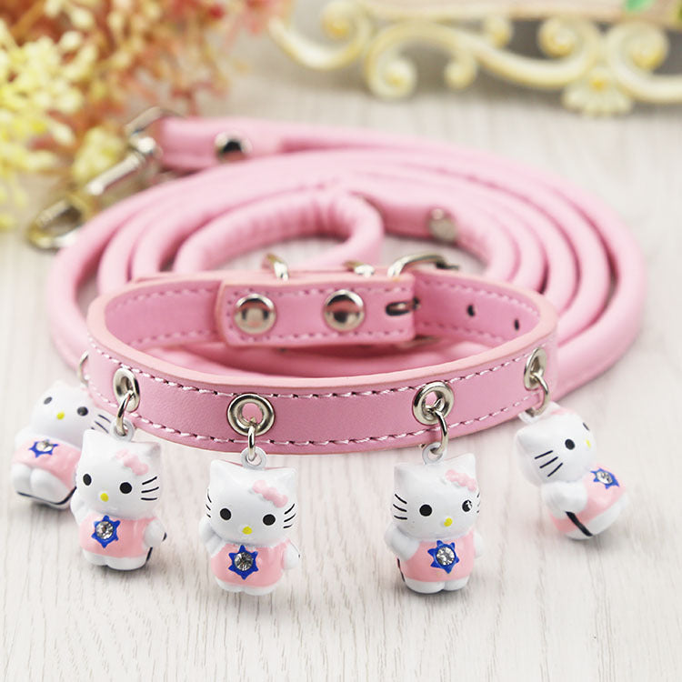 style: PinkB, Size: S - Pet collar