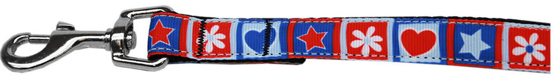 This 5/8" wide, 4 foot long leash is made in the USA with military grade nylon and heavy duty hardware.