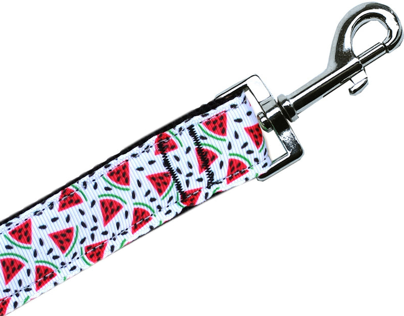 This 3/8" wide, 6 foot long leash is made of durable nylon with a high quality ribbon overlay.