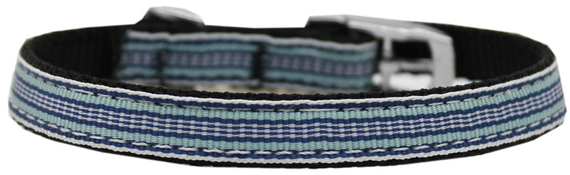 3/8" nylon and ribbon collar with a durable buckle.