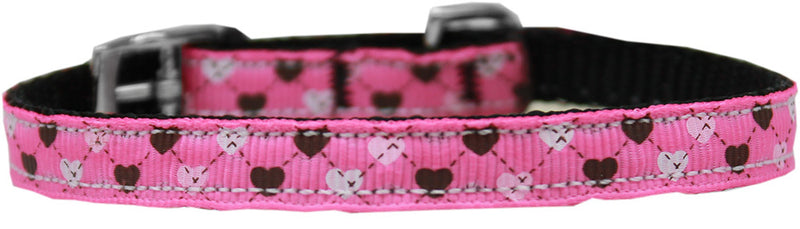 3/8" nylon and ribbon collar with a durable buckle.