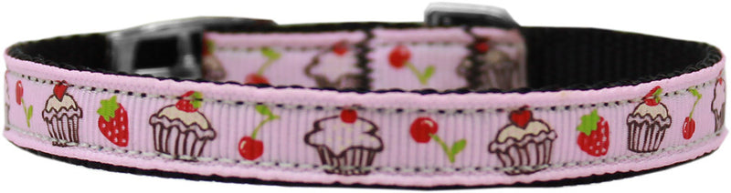 3/8" nylon and ribbon collar with a durable buckle.