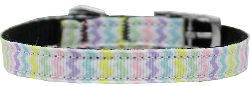 3/8" nylon and ribbon collar with a durable buckle.