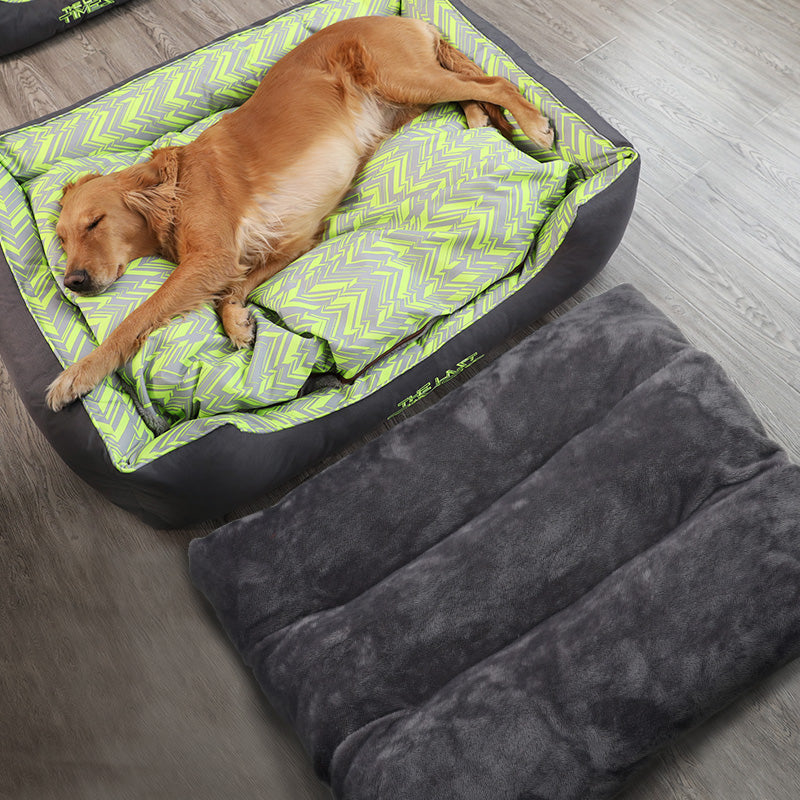 style: Style D, Size: XL - Summer Fully Removable And Washable Big Dog Mat