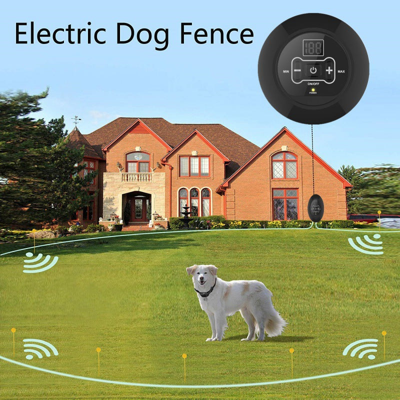 Color: 3color, Dimensions: U.S. regulations - Pet Electronic Fence Training Dog Barking Stopper