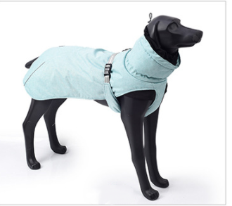 Color: Blue, Size: L - Dog coat autumn and winter