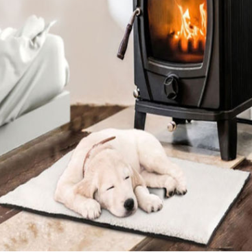 Size: 64X90cm - Dog Bed Winter Super Warm Comfortable Heating Pad Mat