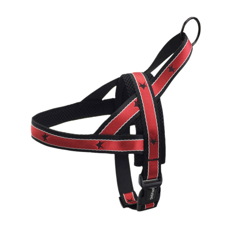 Color: gules, Specification (length * Width): XL - Chest band for medium and large dogs