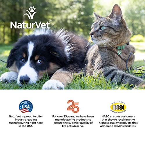 NaturVet All-in-One Dog Supplement - for Joint Support, Digestion, Skin, Coat Care – Dog Multivitamins with Minerals, Omega-3, 6, 9 – Wheat-Free Vitamins for Dogs – 13-Ounce Powder