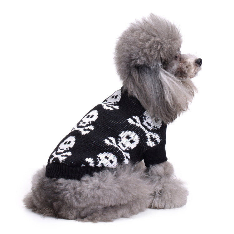 Color: Black, Size: M - Pet clothes sweater