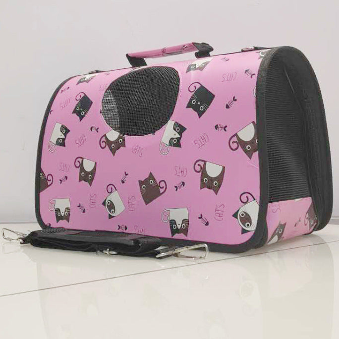 Color: L, format: Pink kitten - Dog out bag