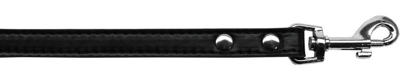 1/2" wide leash, 6 ft. long made of premium faux leather