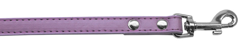 1/2" wide leash, 6 ft. long made of premium faux leather