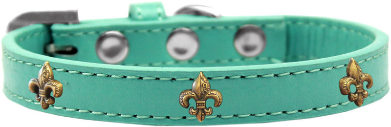 3/4" wide dog collar with charms securely riveted onto the pet collar for a fun look on a high quality, faux leather collar.