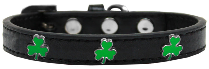 3/4" wide dog collar with charms securely riveted onto the pet collar for a fun look on a high quality, faux leather collar.