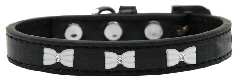 1/2" wide dog collar with charms securely riveted onto the collar for a fun look on a high quality, faux leather collar.