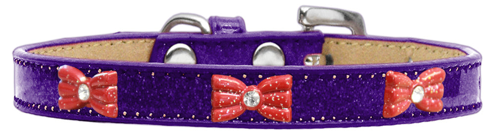 1/2" wide dog collar with charms securely riveted onto the pet collar for a fun look on a high quality, faux leather collar.