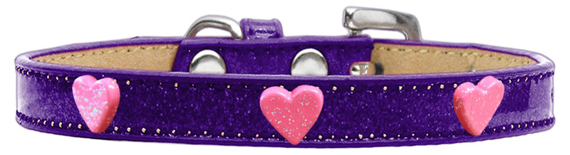 3/4" wide dog collar with charms securely riveted onto the pet collar for a fun look on a high quality, faux leather collar.