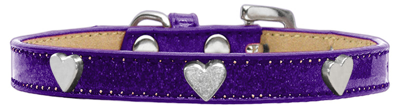 1/2" wide dog collar with charms securely riveted onto the pet collar for a fun look on a high quality, faux leather collar.