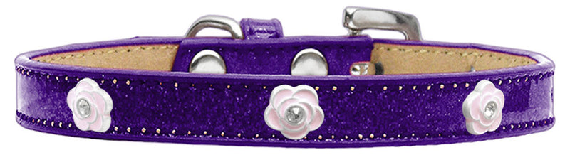 1/2" wide dog collar with charms securely riveted onto the pet collar for a fun look on a high quality, faux leather collar.