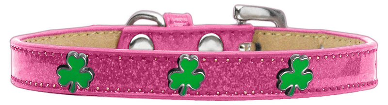 1/2" wide dog collar with charms securely riveted onto the pet collar for a fun look on a high quality, faux leather collar.