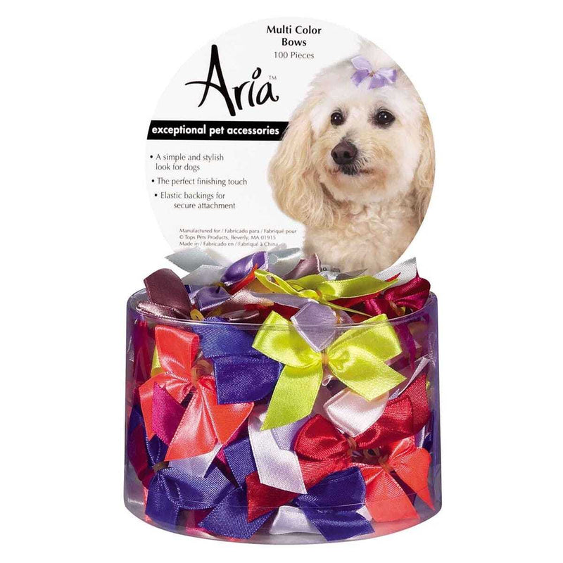 Aria Multi Color Bow Canister 5/8In 100Pc