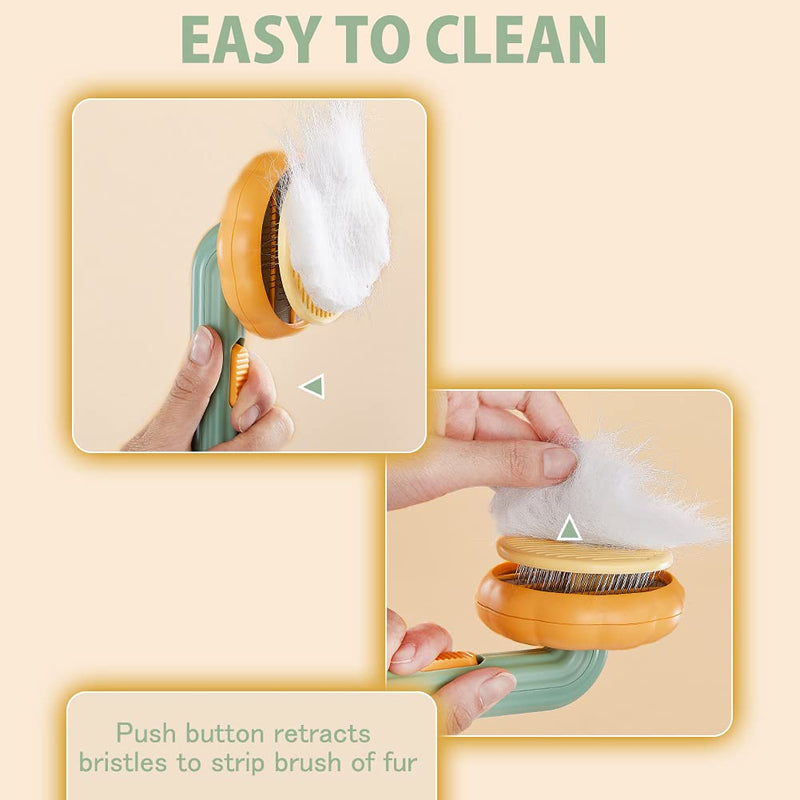 Pumpkin Self Cleaning Comb