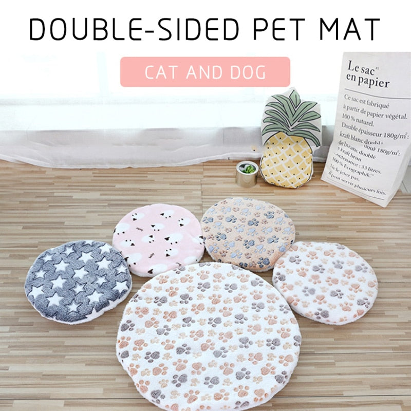 Round Dog Mat