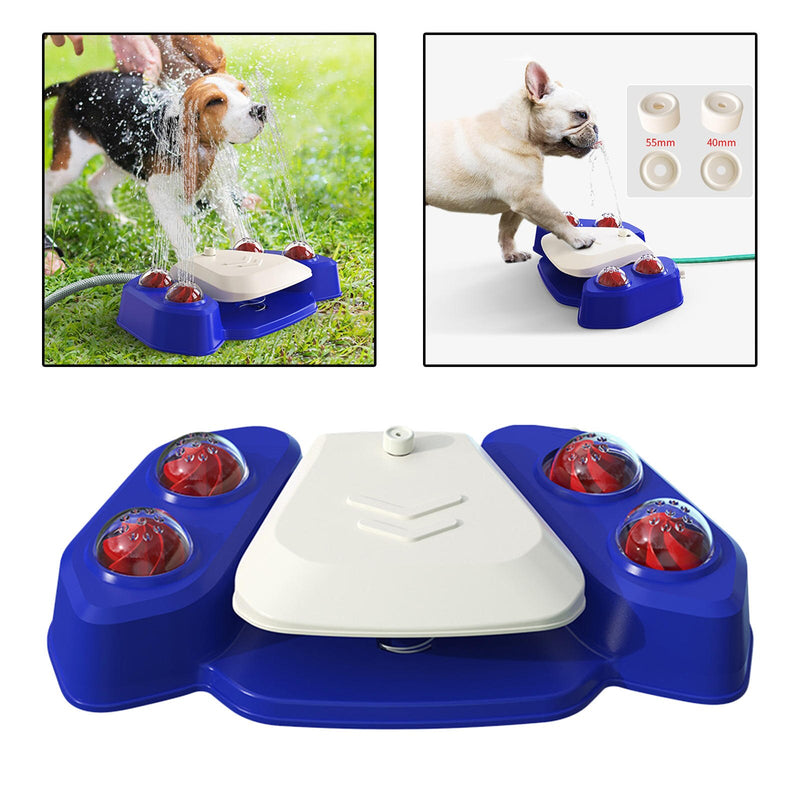 Garden Dog Water Fountain Step On Press