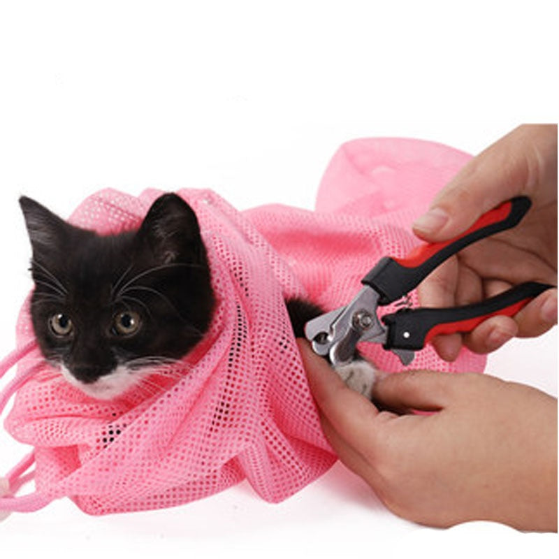 Mesh Cat Bathing Bag