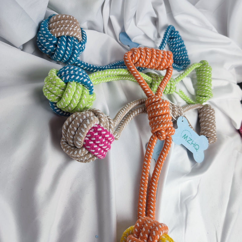 Multi-Color Cotton Rope Braided