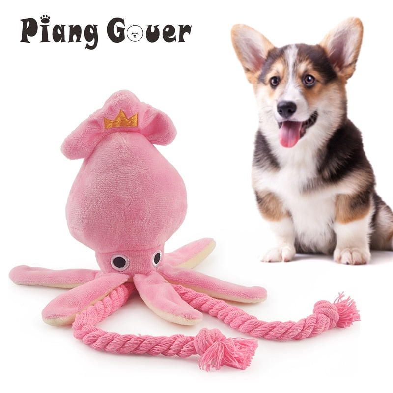 Cute Squid Small Dog Toy