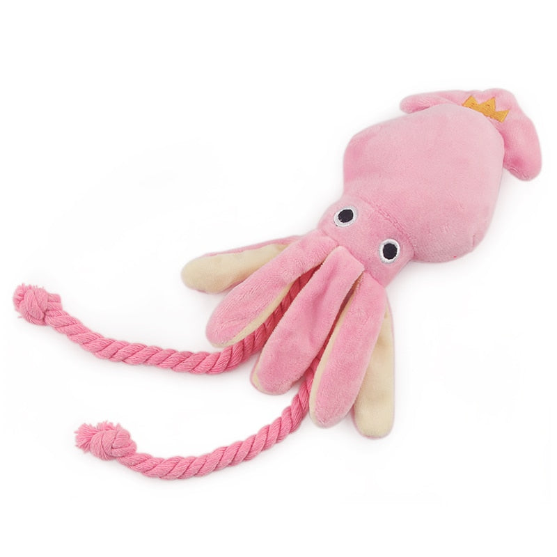 Cute Squid Small Dog Toy