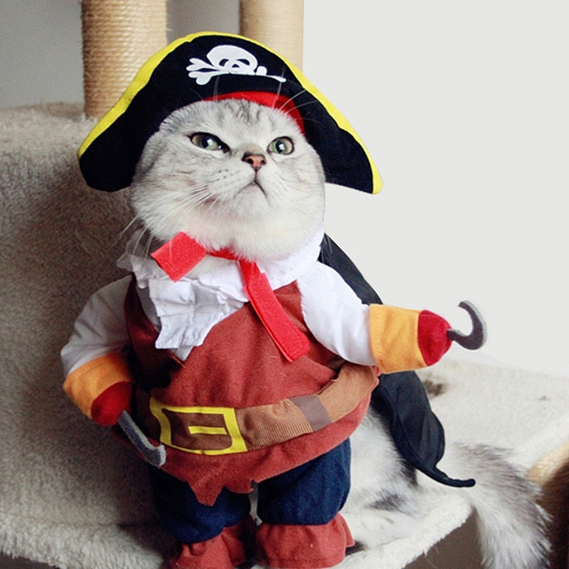 Pirate Suit Cat Clothes