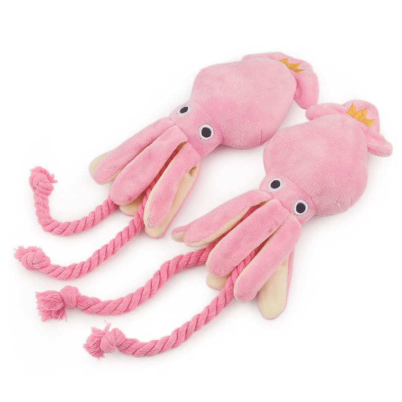 Cute Squid Small Dog Toy