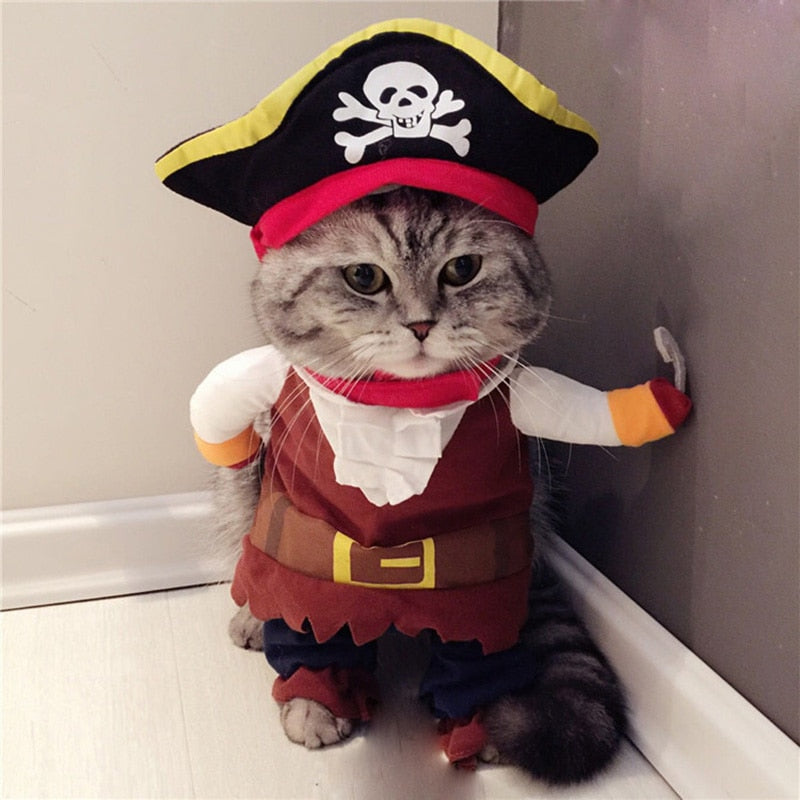 Pirate Suit Cat Clothes