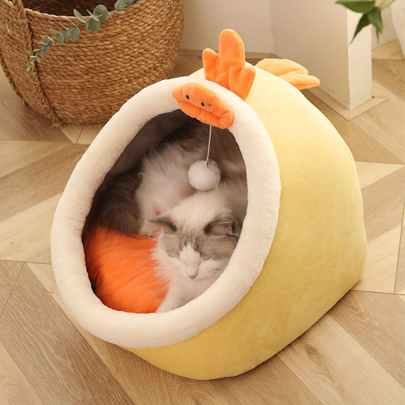 Fancy Warm Pet Bed