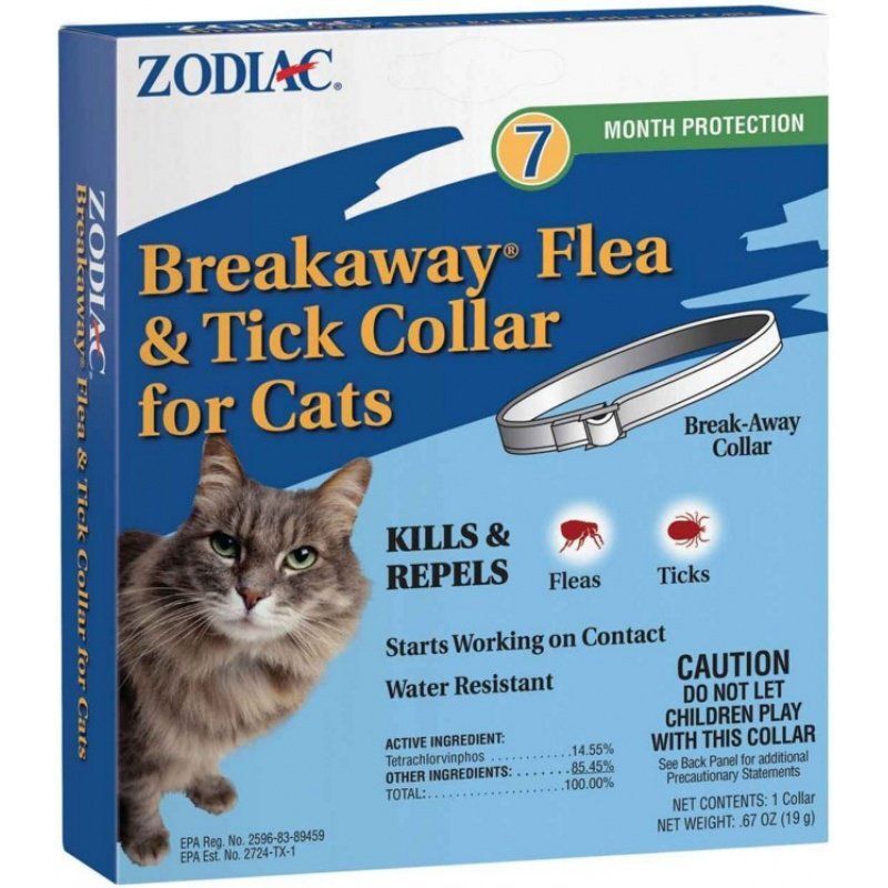 Zodiac Breakaway Flea and Tick Collar for Cats 0.07