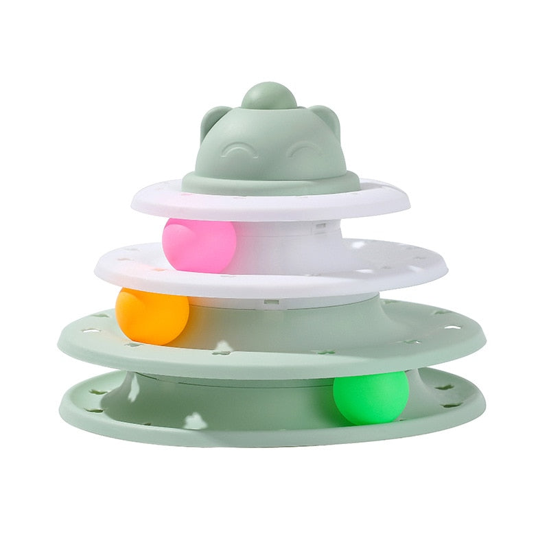 3/4 Levels Cats Toy Tower