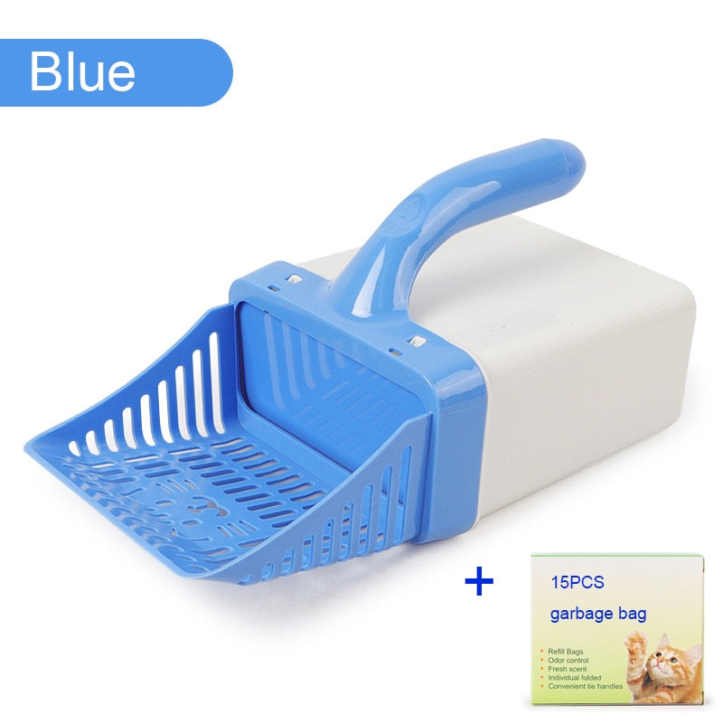 Built-in Bag Cat Litter Scooper