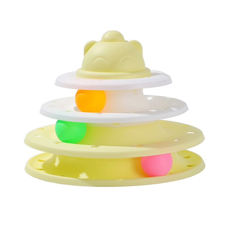 3/4 Levels Cats Toy Tower