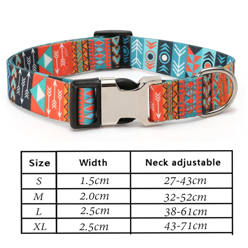 Nylon Personalized Pet Collar