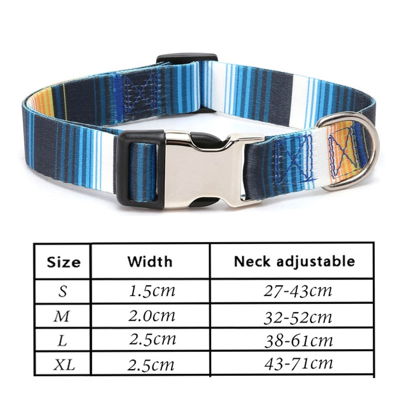 Nylon Personalized Pet Collar