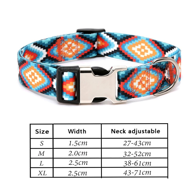 Nylon Personalized Pet Collar