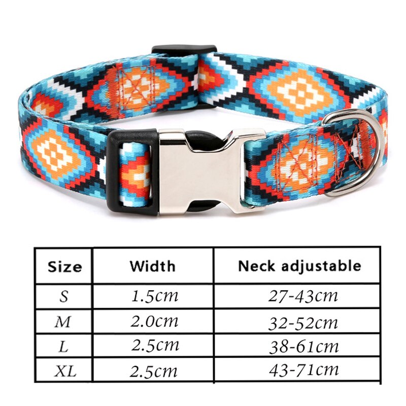 Nylon Personalized Pet Collar