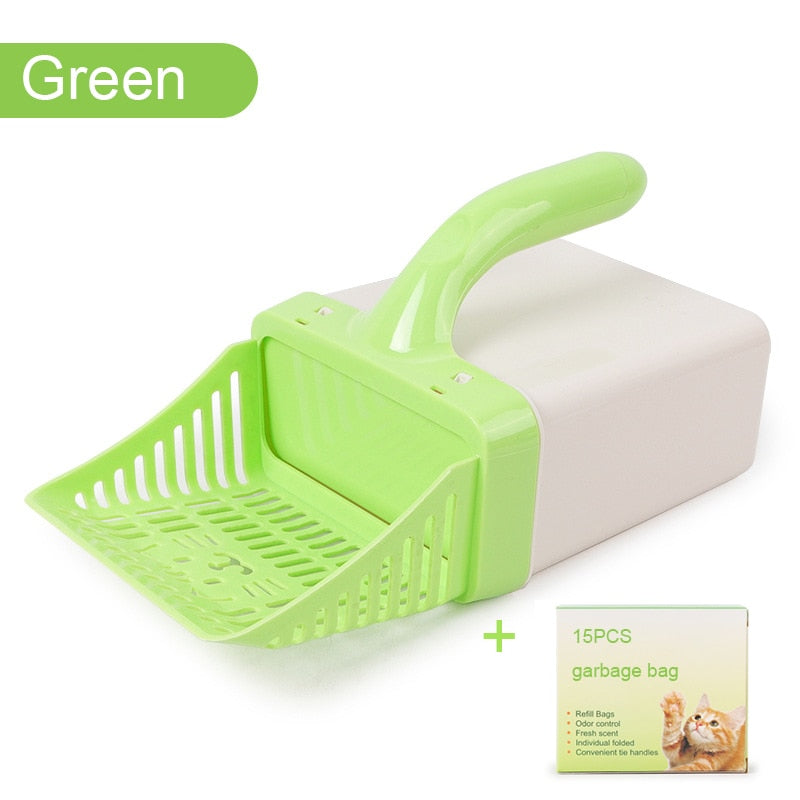 Built-in Bag Cat Litter Scooper